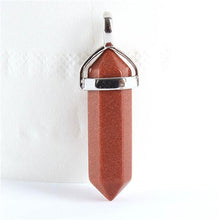 1piece 19 Choices New Crystal Fine Jewelry Healing Point Chakra Reiki Necklace Pendant Beads TIML66