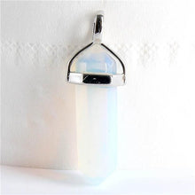 1piece 19 Choices New Crystal Fine Jewelry Healing Point Chakra Reiki Necklace Pendant Beads TIML66