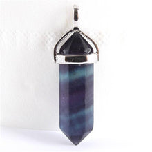 1piece 19 Choices New Crystal Fine Jewelry Healing Point Chakra Reiki Necklace Pendant Beads TIML66