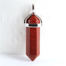 1piece 19 Choices New Crystal Fine Jewelry Healing Point Chakra Reiki Necklace Pendant Beads TIML66