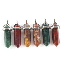 1piece 19 Choices New Crystal Fine Jewelry Healing Point Chakra Reiki Necklace Pendant Beads TIML66