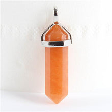 1piece 19 Choices New Crystal Fine Jewelry Healing Point Chakra Reiki Necklace Pendant Beads TIML66