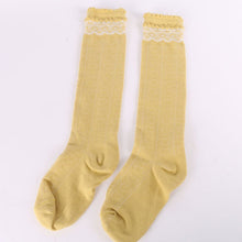 2-6Y Children Kids Girls Lace Stockings Leg Warmer Cotton High Knee Princess School Boot Accessories Y2 TIML66