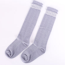 2-6Y Children Kids Girls Lace Stockings Leg Warmer Cotton High Knee Princess School Boot Accessories Y2 TIML66
