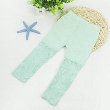 2-7Y Baby Girls Legging Pants Lace Modal Legging Kids Ballet Dance Cropped Capris Pants TIML66