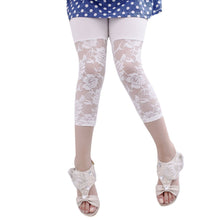2-7Y Baby Girls Legging Pants Lace Modal Legging Kids Ballet Dance Cropped Capris Pants TIML66