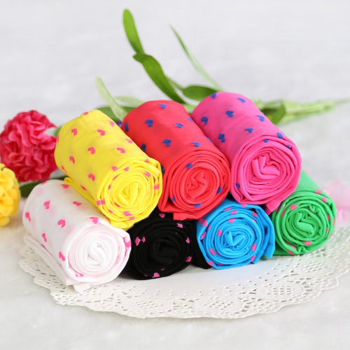 2-7Y Baby Kids Girls Toddler Love Heart Trousers Pantyhose Socks TIML66