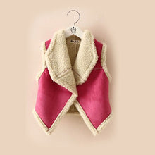 2-7Y Baby Kids Girls Warm Waistcoat Lapel Vest Tank Tops Jacket Coat TIML66