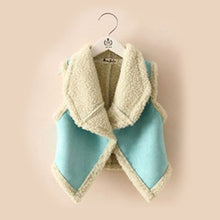 2-7Y Baby Kids Girls Warm Waistcoat Lapel Vest Tank Tops Jacket Coat TIML66