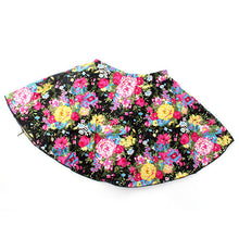 2-7Y Girls Clothing Sets 2pcs Black Long Sleeve Shoulder Off Top + Floral Skirt Baby Clothes Dress TIML66