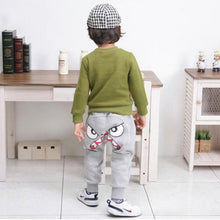 2-7Years Cute Bird Pattern Pants Kids Boys Toddler Cotton Warm Harlan Pants Trousers TIML66