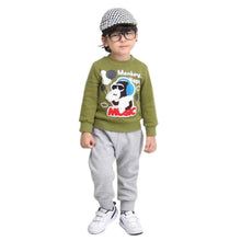 2-7Years Cute Bird Pattern Pants Kids Boys Toddler Cotton Warm Harlan Pants Trousers TIML66