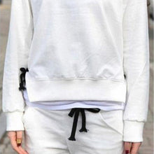 2pcs casual womens tops sweatshirt pants track sweatshirtsuits tracksuit swear TIML66