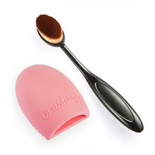 2 Pieces/set Makeup Sponge Oval Makeup Brushes Tool Cosmetic Foundation Cream Powder Blush Brush Professional Make Up TIML66
