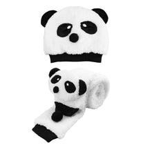 knitted baby hat warm cotton children beanie and scarf set lovely panda hats baby caps kids hat cap TIML66