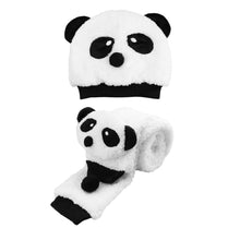 Knitted Baby Hat Warm Cotton Toddler Children Beanie and Scarf Set Lovely Panda Hats Baby Caps Kids Hat Cap TIML66 TIML66