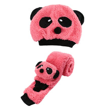 knitted baby hat warm cotton children beanie and scarf set lovely panda hats baby caps kids hat cap TIML66