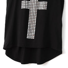 Women Sexy T-Shirt Scoop Neckline Shining Cross Vest Racerback Tanks Women Tops Black TIML66 TIML66