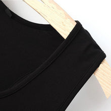 Women Sexy T-Shirt Scoop Neckline Shining Cross Vest Racerback Tanks Women Tops Black TIML66 TIML66
