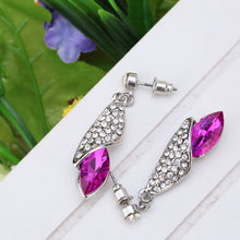 Style Retro Jewelry Crystal Earrings Luxurious Desert Light Sea Thought Rhinestone Earring for Woman Girls TIML66 TIML66