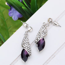 Style Retro Jewelry Crystal Earrings Luxurious Desert Light Sea Thought Rhinestone Earring for Woman Girls TIML66 TIML66