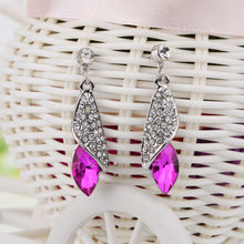 Style Retro Jewelry Crystal Earrings Luxurious Desert Light Sea Thought Rhinestone Earring for Woman Girls TIML66 TIML66