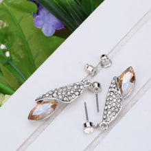 Style Retro Jewelry Crystal Earrings Luxurious Desert Light Sea Thought Rhinestone Earring for Woman Girls TIML66 TIML66