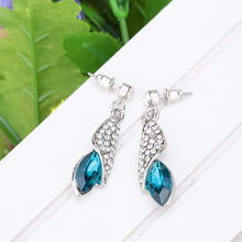 Style Retro Jewelry Crystal Earrings Luxurious Desert Light Sea Thought Rhinestone Earring for Woman Girls TIML66 TIML66
