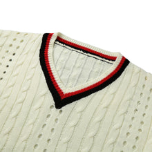 women long sleeve loose sweater v neck hollow out knitted pullover girl casual top knitwear beige TIML66
