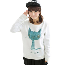 hoody women sweatshirt print long sleeve women hoodie casual loose pullover blusas tops TIML66