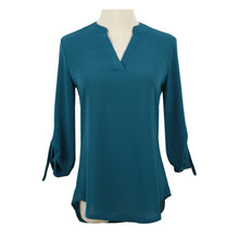 Women Blouses Elegant Chiffon Shirts Long Sleeve V-neck Solid Color Casual Office Shirts Women Tops Blusas TIML66 TIML66