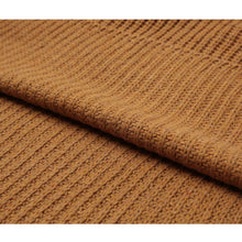 women knitted sweater vertical stripes long pullover knitting dip hem o neck loose warm tops TIML66