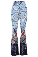 Women High Waist Wide Leg Palazzo Pants Long Pants Casual Flare Palazzo Trousers Floral Classic Flare Pants TIML66 TIML66