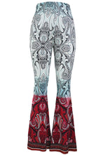 Women High Waist Wide Leg Palazzo Pants Long Pants Casual Flare Palazzo Trousers Floral Classic Flare Pants TIML66 TIML66