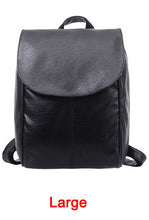 women pu black leather backpacks school bags students back bag ladies travel bags package mochila feminina TIML66