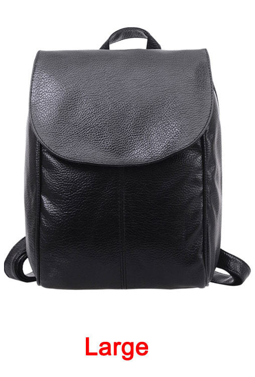 women pu black leather backpacks school bags students back bag ladies travel bags package mochila feminina TIML66