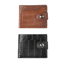 Men Wallet PU Leather Portemonnee Crocodile Emboss Purse With ID Credit Card Holder BlackCoffee Portafoglio TIML66 TIML66