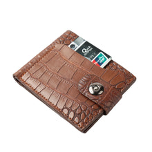 Men Wallet PU Leather Portemonnee Crocodile Emboss Purse With ID Credit Card Holder BlackCoffee Portafoglio TIML66 TIML66