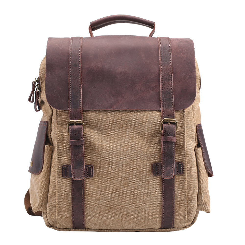 Men Canvas Backpack College Student School Backpack Amy Bags For Teenagers Vintage Mochila Casual Travel Daypack TIML66 TIML66