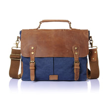 Men Retro Canvas Crossbody Bag Leather Cover Buckle Designer Handbags Casual Messenger Bag Shoulder Bags TIML66 TIML66