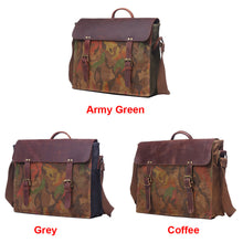 Men Women Messenger Bags Retro Canvas Crossbody Bag Camouflage Cover Zipper Multi-Pockets Vintage Shoulder Bag TIML66 TIML66
