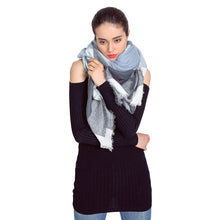 women square scarf faux cashmere pashmina contrast plaids tassels ladies scarves vintage shawl TIML66