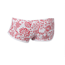 Sexy Cotton Mens Underwear Boxers Floral Printed Roupa Interior U Convex Elastic Waist Underpants Trunks Boxer Homme TIML66 TIML66