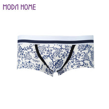 Sexy Men Printed Boxers U Convex Pouch Spandex Shorts Trunks Underpants Low Waist Underwear Gay Ropa Interior TIML66 TIML66
