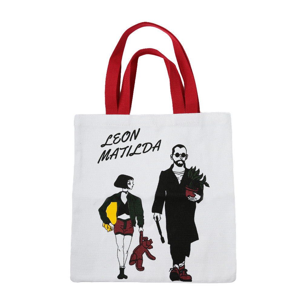 Designer Women's Canvas Tote Bag Woman Tote Shopping Bag Character Printed Shoulder Bag Ladies Handbags Bolsos TIML66 TIML66