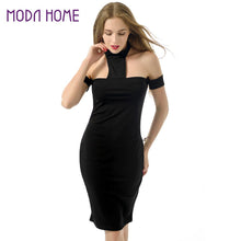 Elegant Black Stretchy Casual Dress Women Club Party Backless Sexy Bodycon Dress Girls Short Mini Pencil Vestidos TIML66 TIML66