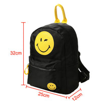 canvas smiley school bag backpack casual children smile school bags for teenagers womens travel bag kids mochila TIML66
