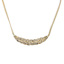 jewelry rhinestone crystal hemp flower pendant necklace statement necklace clavicle chain bib jewelry for women TIML66
