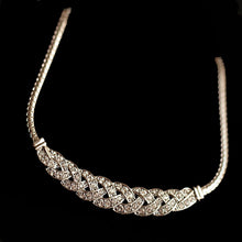 jewelry rhinestone crystal hemp flower pendant necklace statement necklace clavicle chain bib jewelry for women TIML66