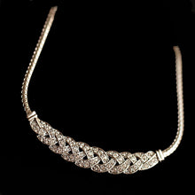 Jewelry Rhinestone Crystal Hemp Flower Pendant Necklace Statement Necklace Clavicle Chain Bib Jewelry  TIML66 TIML66